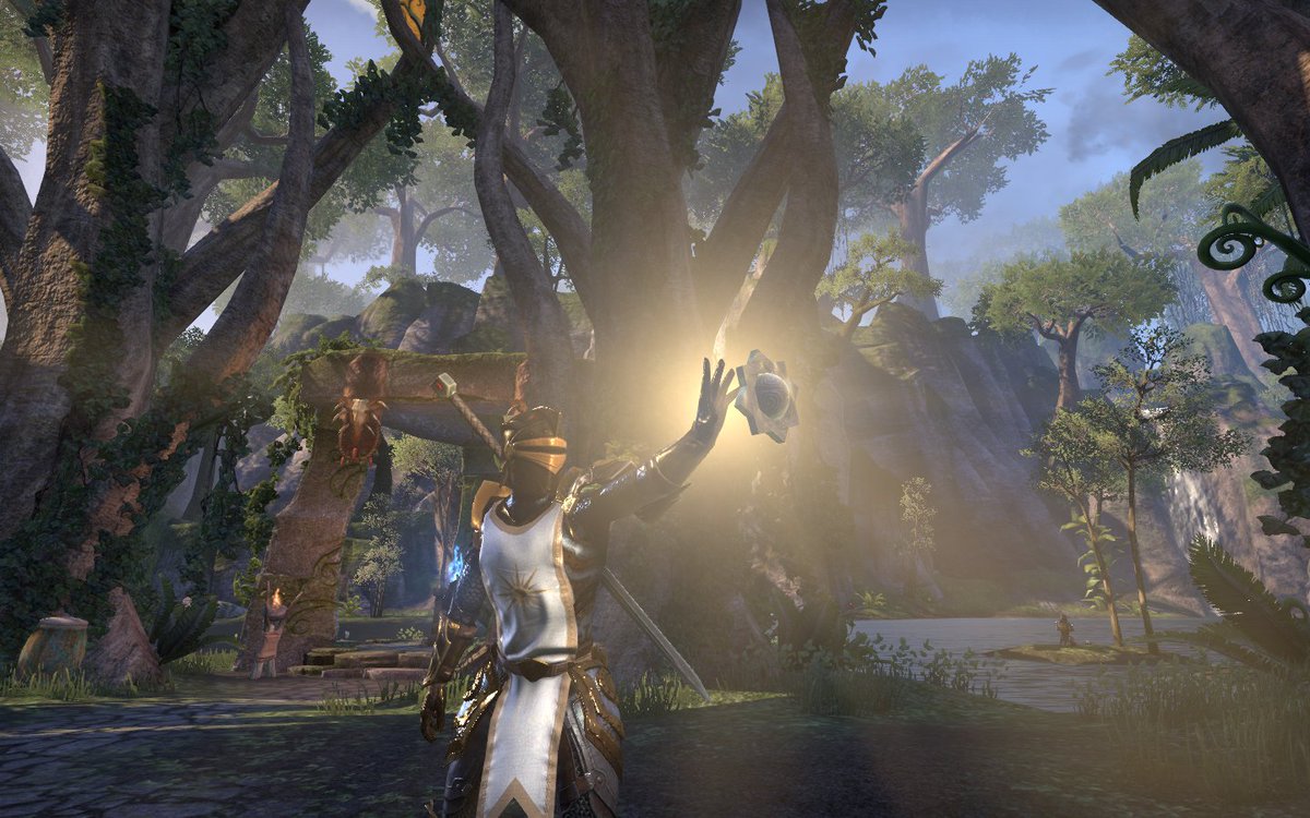 Raptor788's tweet photo. @TESOnline The light of the Divines illuminated my path. https://t.co/N4bNFb5mWI