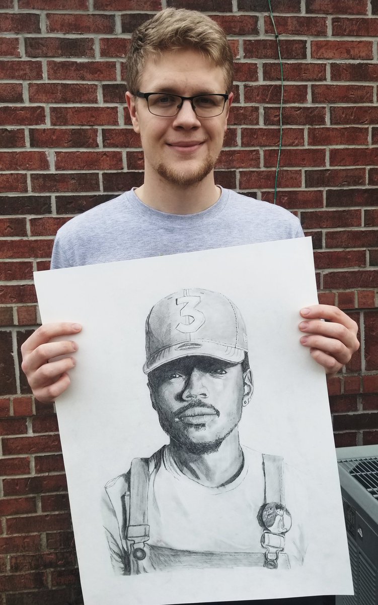 realjessehaynes's tweet photo. Social distancing day 4 had me spending time with @chancetherapper. https://t.co/92fvurdRnq