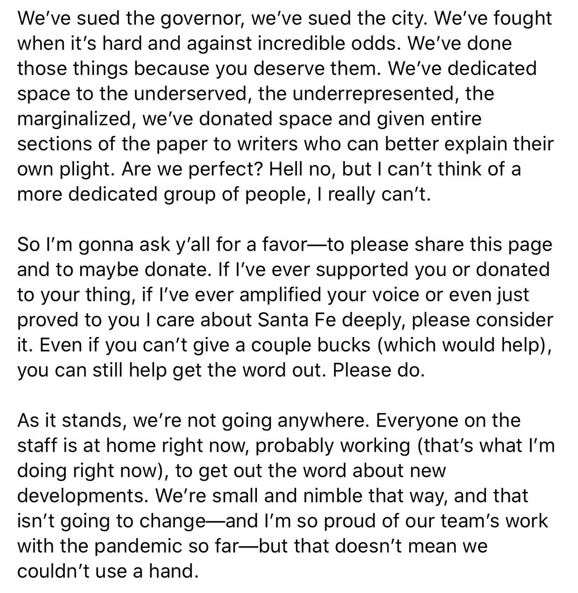 teamalex's tweet image. Please visit sfreporter.com/friends if you’re able. Please share this if you can.