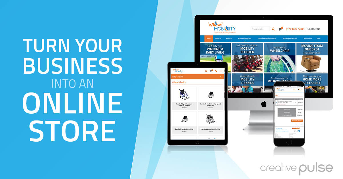 Time to adapt your business &amp; sell online? Talk to us about your needs and we'll find a solution that suits your individual business. 07 5479 4445
————⁠
#onlineshopping #ecommerce #websites #business #sunshinecoast #sunshinecoastbusiness #brisbanebusiness #creativepulse⁠