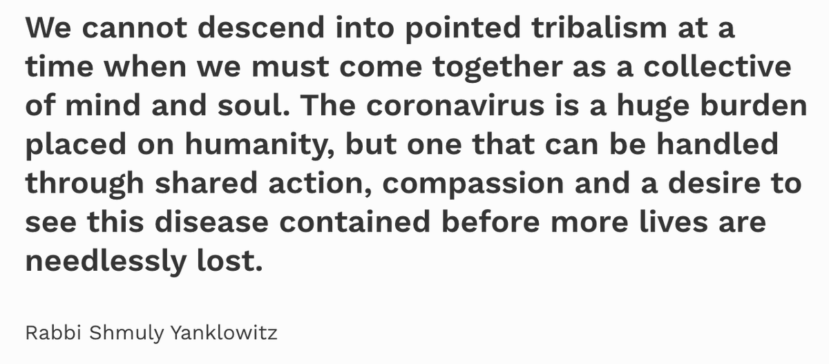 alvarezzzy's tweet photo. "We cannot descend into pointed tribalism at a time when we must come together as a collective of mind and soul."

https://t.co/uAELsbztEN

#COVID19 #COVIDkindness #Compassion #PerspectiveNOTpanic #PhysicalDistancing #YouAreNotAlone https://t.co/xqJ0cHtfw9