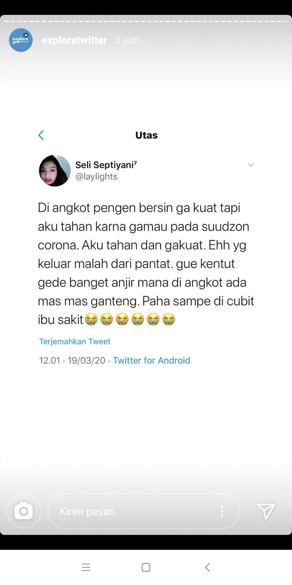 Twitter sakit mas