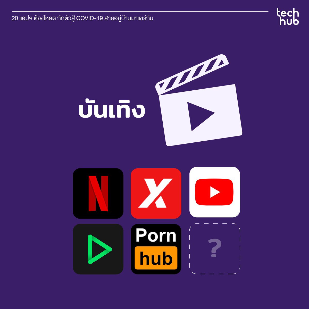 techhub_arip's tweet image. แนะนำ 20 แอปฯ หากต้องกักตัวอยู่บ้านในระยะยาว 
แต่จะให้อยู่บ้านเฉย ๆ คงเบื่อแย่ ฉะนั้นทาง Techhub ขอเสนอ 20 แอปฯ ต้องโหลด กักตัวสู้ไวรัส Covid-19 ตามนี้เลย
@KBenZ
————
©️Techhub แหล่งรวม How To , Tips เทคนิค อัปเดตทุกวัน
#TechhubTips