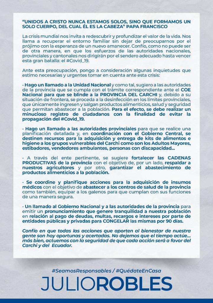 #SeamosResponsables
#QuédateEnCasa