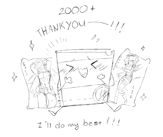 FOR EVERY ONE 1000 FOLLOWERS I GET I GAIN A DAKIMAKURA 