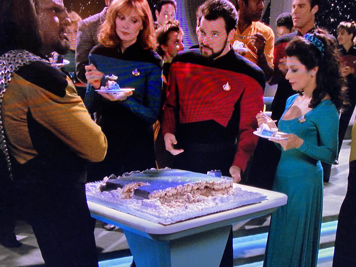 Does the Enterprise have a replicator big enough for this cake or was it actually baked??