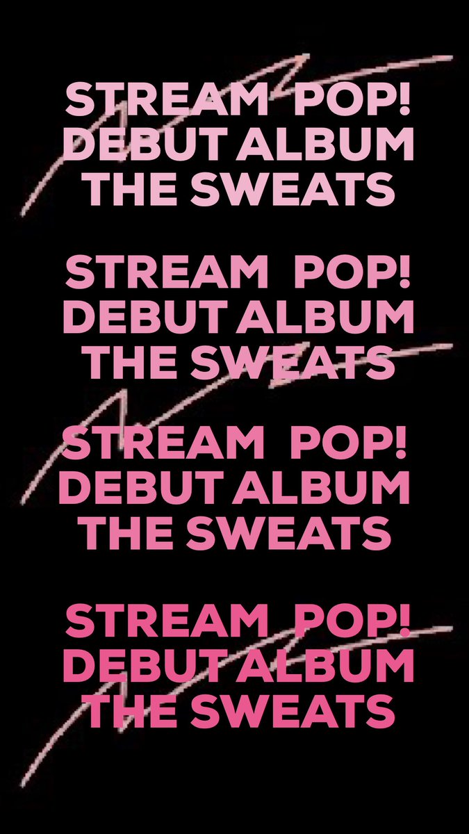 pls join me in having a social distancing dance party

listen to <a href="/TheSweatss/">The Sweats</a> 

open.spotify.com/album/1guxvXpn…