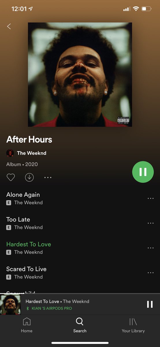kudge007's tweet photo. I think this could be your best album yet @theweeknd https://t.co/c5VQBujFfs