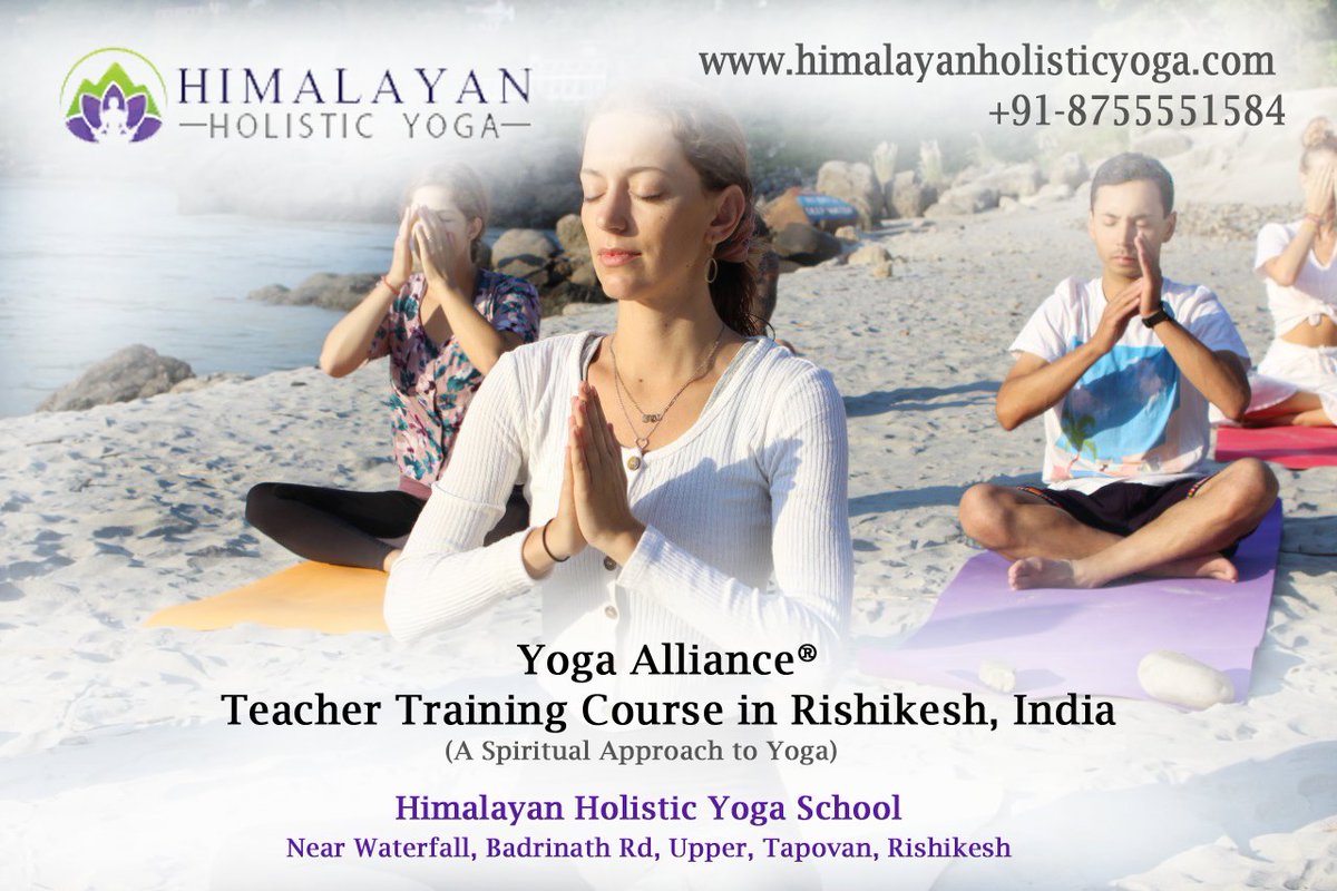 HHY_TTC's tweet photo. Booking open for Multi Style Yoga Teacher Training course at Himalayan Holistic Yoga, Rishikesh - India. The course fee starts from $ 1300 USD (all-inclusive: accommodation, food, and TTC). https://t.co/4JpkUpC62K