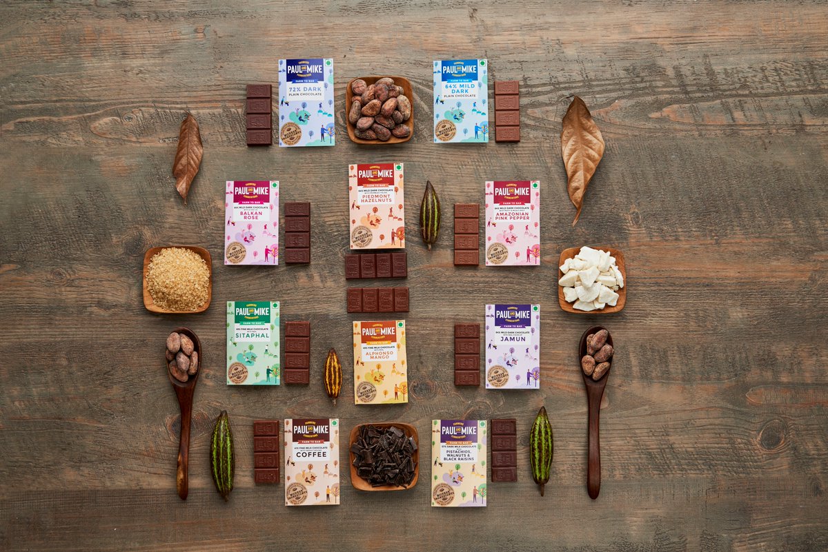 Sponsored: Kochi cocoa growers & chocolate makers, Paul and Mike make the best chocolate bars chock-full of jamuns, perfumed with Balkan roses and studded with Amazonian pink peppers. Shop at paulandmike.co, read more here: bit.ly/2wXxclV. @Paulandmike_co