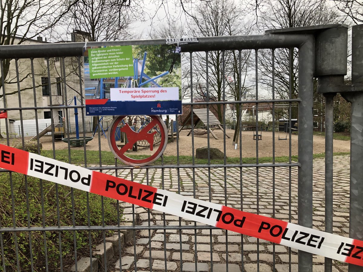 Dirk Liedtke On Twitter Ein Spielplatz In Hamburg Ohne Kinder Coronakrise Corona