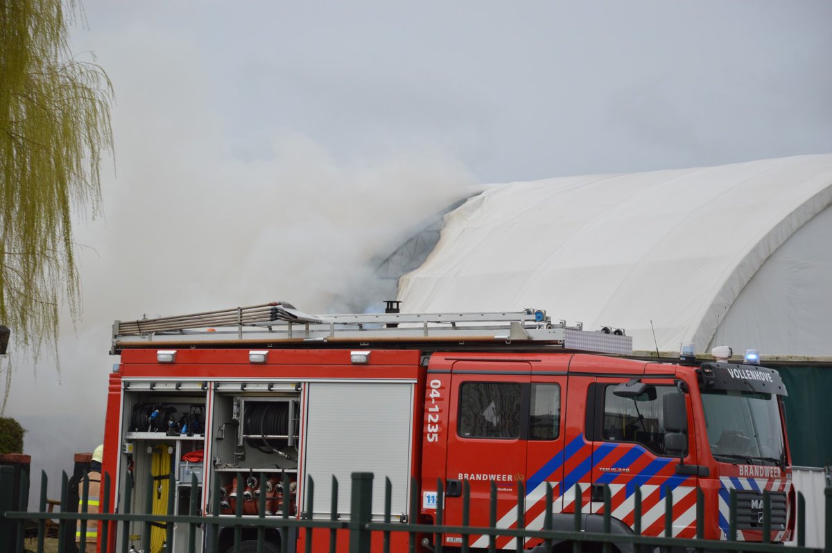 Melding grote brand Expansie Marknesse