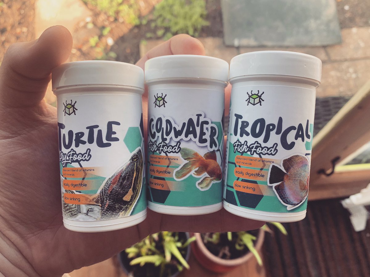 Bugboxuk's tweet image. We have launched a very scrumptious range of premium fish flakes and turtle mixes! Check it out here bugboxuk.co.uk/shop   #fish #fishflakes #turtles #turtlefood #fishfood #lockdownuk #panickbuying #panickbuyinguk #PETSATHOME @PetSmart @PetsatHome @VioVet1