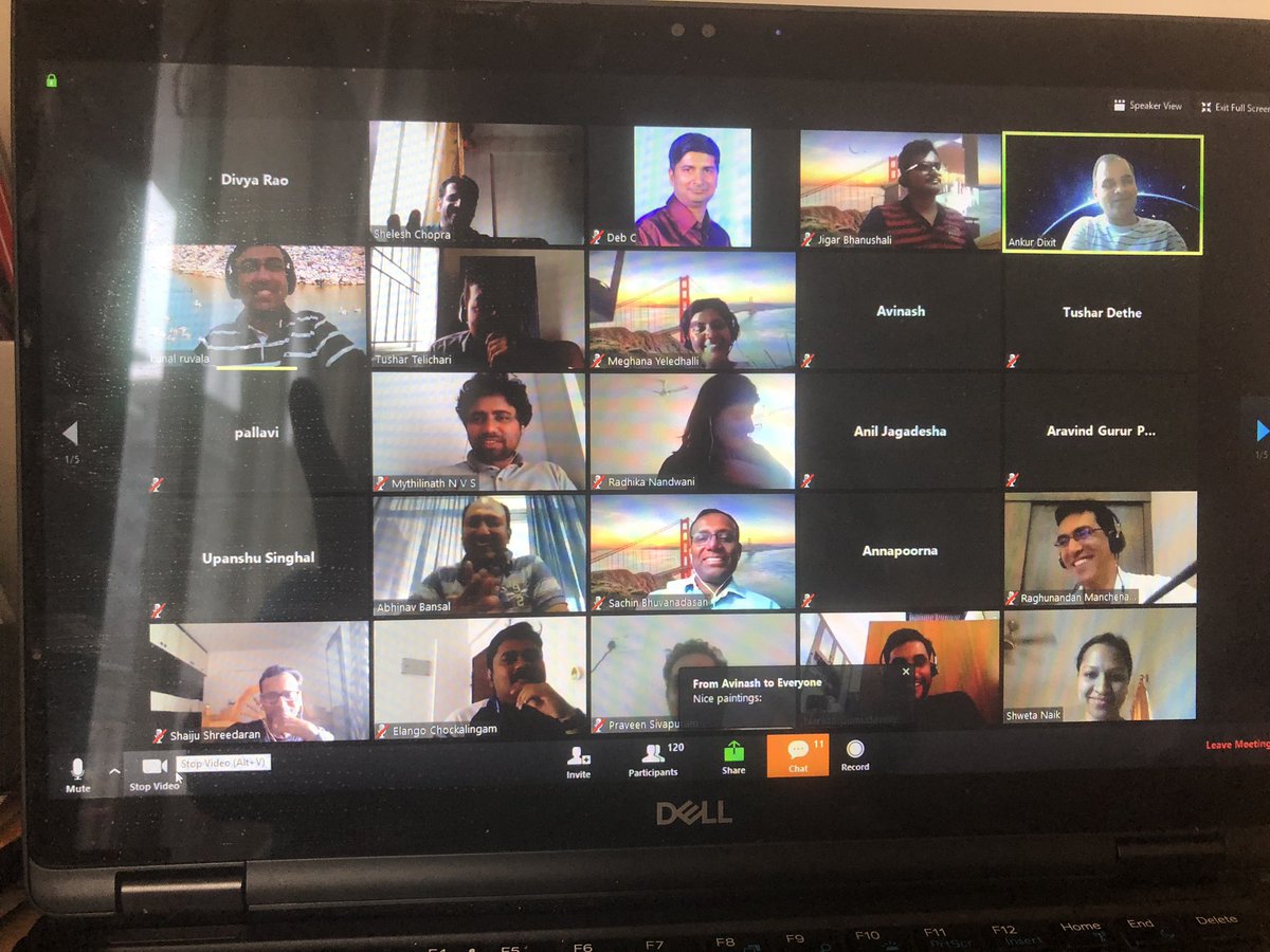 Shelesh_1's tweet photo. #DPDhudle ever inspiring and high spirited - always proud of the  #teamawesome #iwork4dell either we find the way or make one - no stopping d sharing and camaraderie @KunalRuvala @thesachinpb @TejasPandit_ @raghumanchen @RadhikaNandwani @AnkurDixit_1 @mithzzz @abhinavbansal_ https://t.co/7F8ctx67PQ