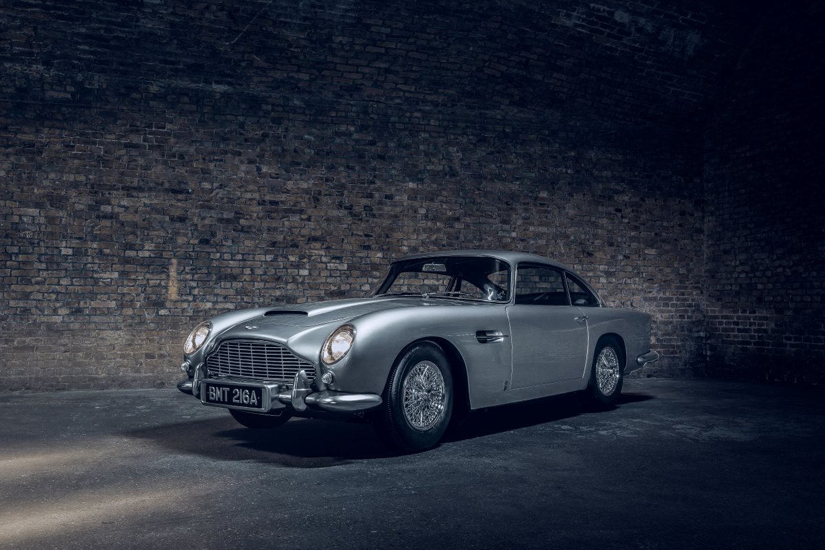 astonmartin's tweet photo. The DB5 is back.

Limited to 25 models, our DB5 Goldfinger Continuation cars are being created at Aston Martin Works in Newport Pagnell and carefully crafted recreations of the iconic model from the original movie.

Find out more: https://t.co/V5RDp32v5R

#DB5 #AstonMartin https://t.co/I9BjwxYG9B