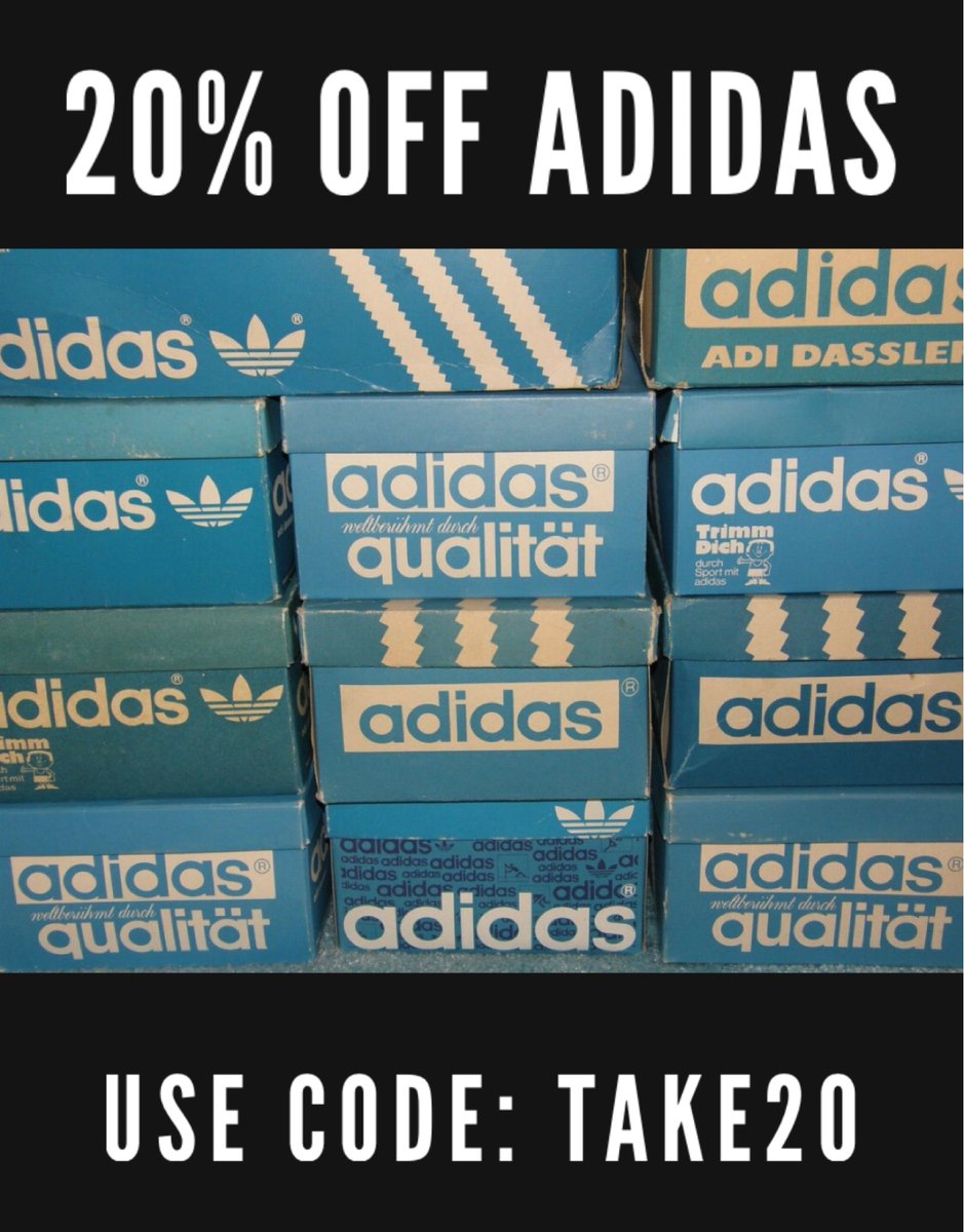 Ad Claim 20% off Adidas trainers 
