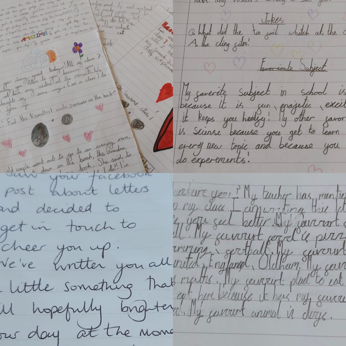 royley_house's tweet photo. We would like to give a huge shout out to the children from class 7 at St. Herbert’s RC primary school. 

There were so many happy residents faces reading through the letters and looking at the beautiful pictures you have all drawn. 

#madeourday #smilesallaround #happyresidents https://t.co/FteyoqZrYI