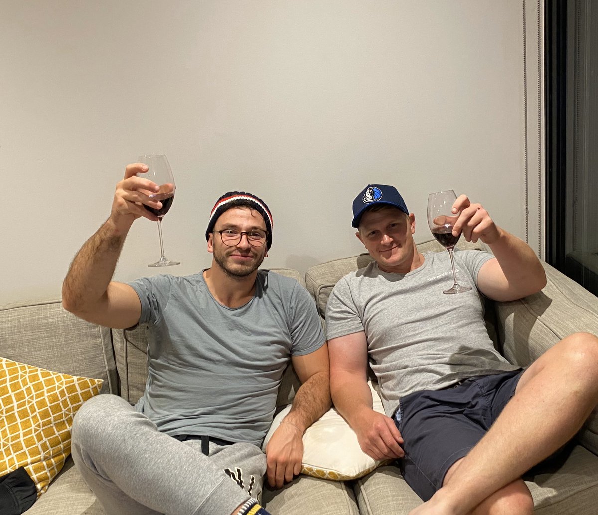 How good to have footy back!!!! #WeAreWatching <a href="/jackson_paine/">Jackson Paine</a>