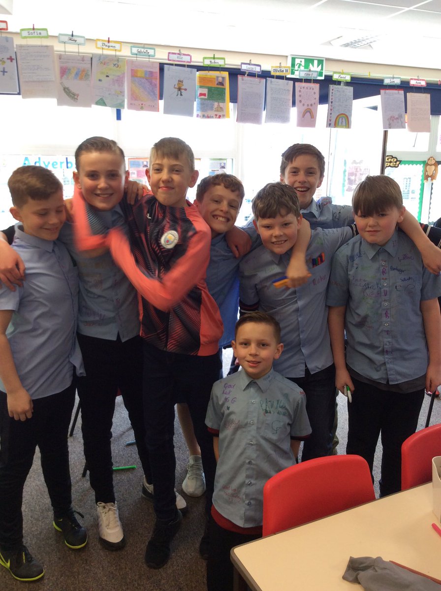 StBernadettesrc's tweet photo. Year 6 are in full swing on their ‘last’ day! #happytimes #fun #year6 https://t.co/snhvITodmX
