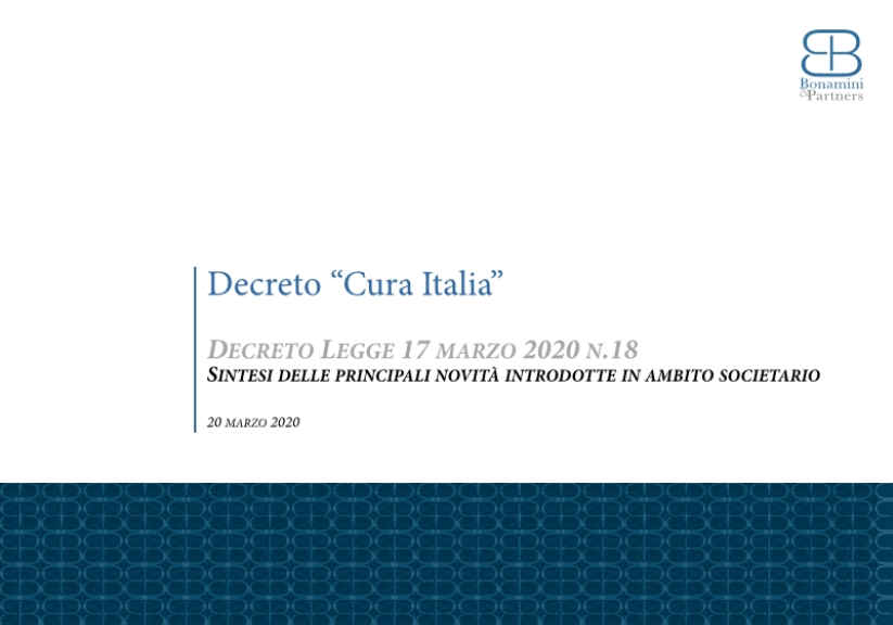 #decretocuraitalia #CuraItalia | Una sintesi del Decreto "Cura Italia" a cura di Bonamini &amp; Partners: linkedin.com/feed/update/ur…