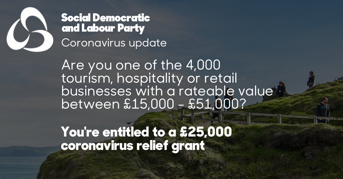 Do you own a business in the tourism, #hospitality or #retail sectors? 

Have a rateable value of £15,000 - £51,000? We know it’s tough right now. So you can apply for a relief grant of £25,000 to keep you going.