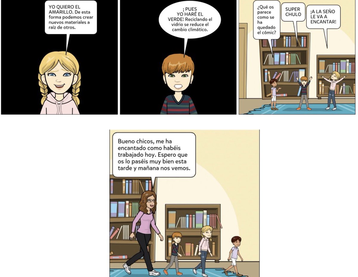 ticdivas's tweet photo. Aquí tenéis nuestro cómic realizado por Ticdivas titulado "La magia de reciclar " orientado hacia un mundo más limpio y concienciar a los niños sobre la importancia de este proceso. #MMTIC3 https://t.co/Ql5j6QcjiO