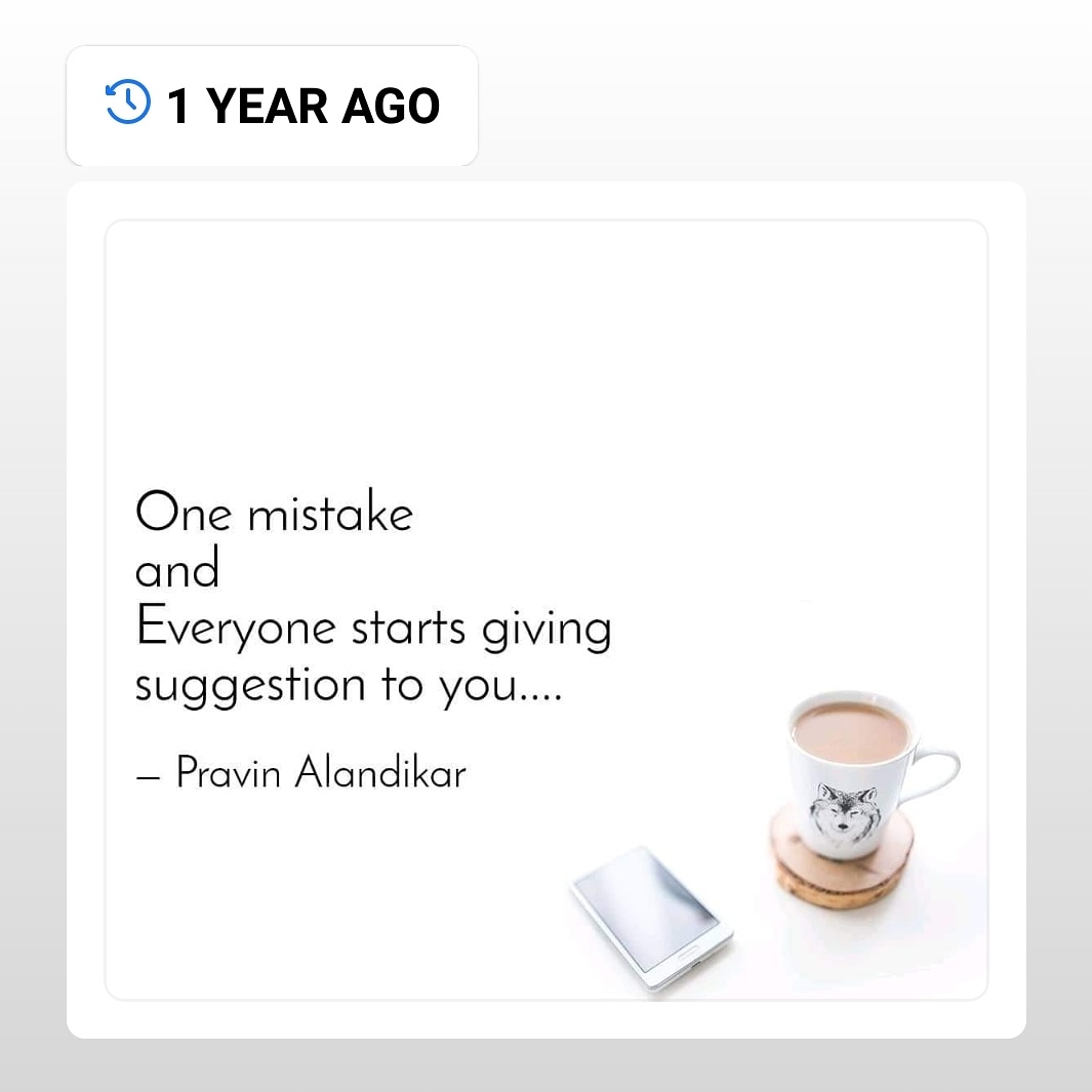 LessonsOfLife20's tweet image. #oneyearago #oneyearcompleted #life #lifequotes #lifestyle #lifegoals #lifemistakes #onemistake #givinglessons #suggestions #yqbaba #yqbabaquotes #insta #inspiration #motivational #motivationalquotes #motivationoftheday #thoughtoftheday #bookoflife #punekar #booksforthewise #pune