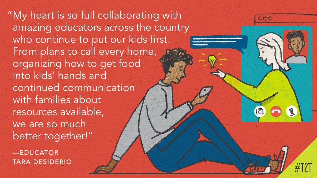 ❤️ Here's to #TeacherLeaders joining forces to support each other and their Ss! (Inspiration via educator <a href="/Tara_Desiderio/">Tara</a>) #COVIDteaching #TeacherTwitter