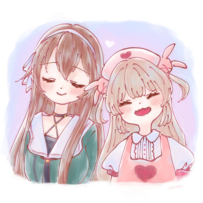 サイズ感かわいい…!
#なとあーと #ヌォンタート 
#Wなとり 