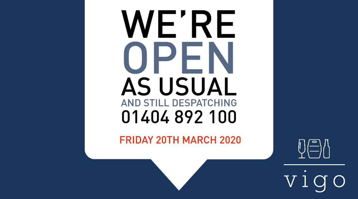 We're aware &amp; very grateful that many of you rely on us to provide some of the products that keep your business in production. We're still open &amp; able to despatch. If you need goods, please contact us 🛡️ #StaySafe #craftbeer #winegb #cider #sprits #kombucha #juice