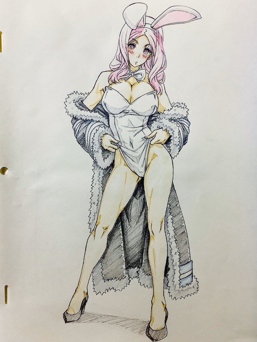 「観たかったライブが中止になったので憤慨じゃ
 #バニーガールはまだウィルスには効」|baronのイラスト