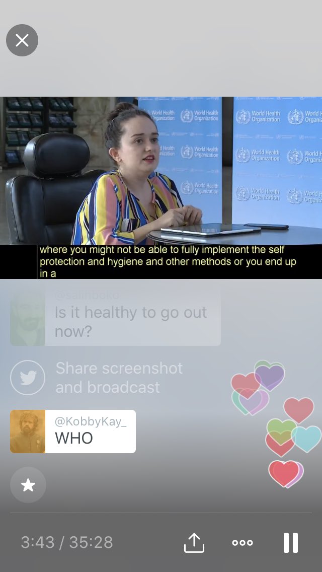 Go to #WHO for up to date COVID 19 information.  Fully captioned live videos making it accessible to all.  It’s a pleasure working with the WHO disability team. #WHO