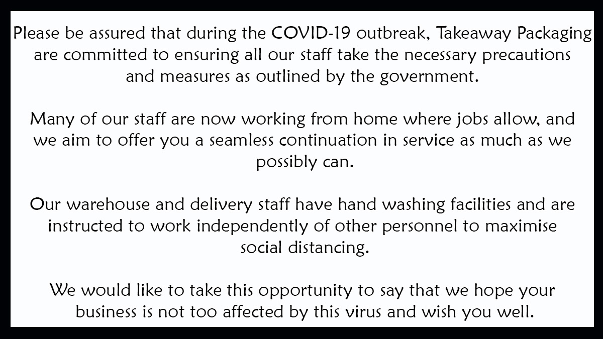 TakeawayPack's tweet photo. #BeatCOVID19 #coronavirus https://t.co/8RQRjJ4c8g