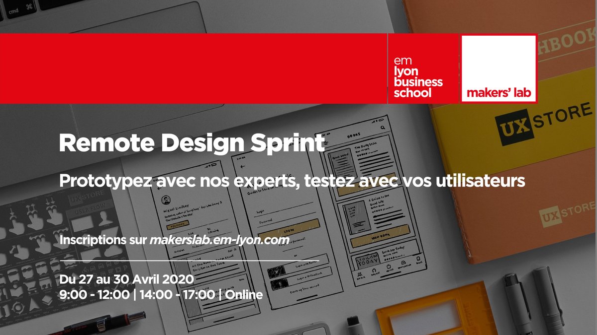 makerslab_'s tweet image. Nous transformons notre #designsprint en #remotedesignsprint. Le RDS vous permet de passer de l'idée au prototype avec nos experts (dév, ingé, designer, datascientist,etc.) puis de la tester à distance auprès d'utilisateurs qualifiés. Et tout ça bien au chaud depuis chez vous 🤩