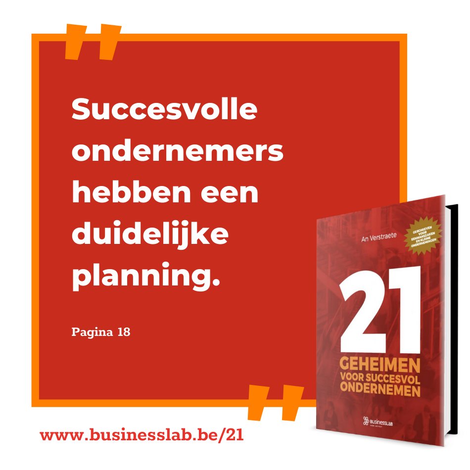 anverstraete's tweet photo. Zorg ervoor dat je steeds verder kan dankzij je planning, ook in moeilijke tijden.
Pas dan kan je stappen zetten richting succes. 🎉
Dit en 20 andere geheimen vind je in mijn boek "21 geheimen voor succesvol ondernemen".
👉 Ga naar https://t.co/AR9ec1agRw https://t.co/cYyyKNHcwK