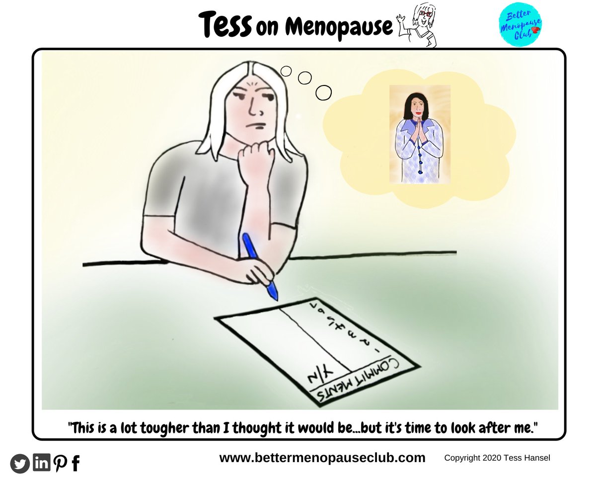 bettermenopause's tweet photo. Our character Sylvia has learnt a lot about commitments over the past three weeks. It's been tough and a steep learning curve.

#menopausestress
#managingmenopause
#menopausesupport
#timefortruth
#perimenopause
#friday https://t.co/6PXnh0Uwv7