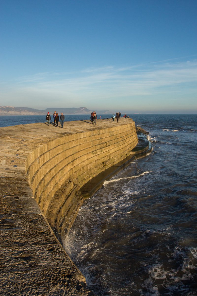 The Cobb, Lyme Regis in Dorset.  #DreamingOfTravel