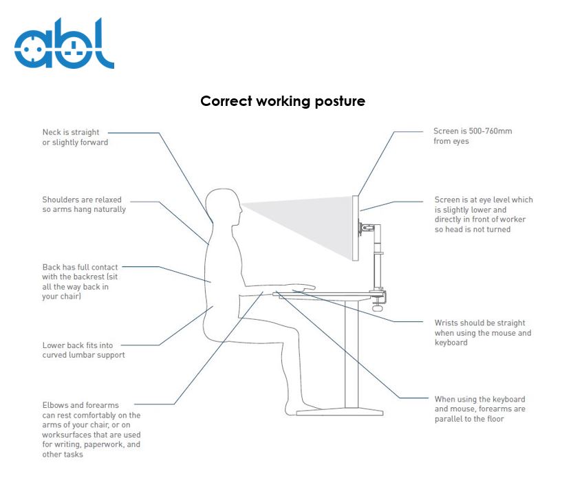 Working from home has never been easier. ABL have a range of ergonomic office accessories including Flat Screen Monitor Arms and Cable Management products which will help your team work comfortably and safely. Call our friendly sales team on +44 (0) 1933 400 080 to find out more