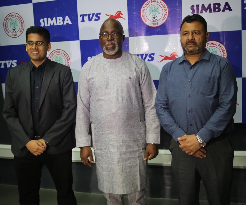 AdigunTheLaw's tweet photo. Simba TVS @TvsNigeria immense love for football made them support @NGSuperEagles over the years through @FIFAWC2018, @TAFCON2019.
And to further strengthen their relationship, @TvsNigeria just signed a two-year contract with @thenff
#SimbaTVS4SuperEagles #TVS4NFF #SimbaNFF https://t.co/kPPEYDkQu3