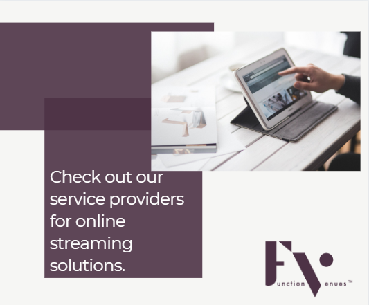 SAFunctionVenue's tweet photo. Looking for a service provider for your live streaming requirements?  Check out https://t.co/cg3HdvGI07

#innovation #livestreaming #services #functionvenues https://t.co/wnm7DN9t22