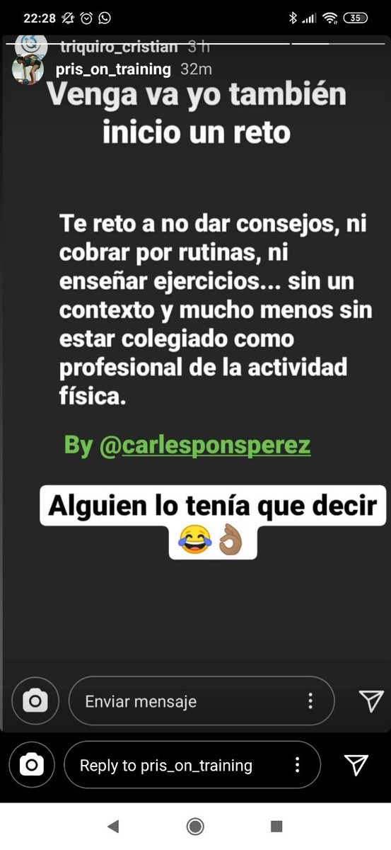 JosemidCastillo's tweet photo. Mis compañeros #CCAFYDE te proponen un RETO de responsabilidad y humildad por respeto a nuestro colectivo y al ciudadano, por su salud y seguridad. Sino eres Profesional del Deporte, sigue con tu trabajo que es lo mejor que sabes hacer. #RegulaciónProfesional https://t.co/dI3zrg0I0E