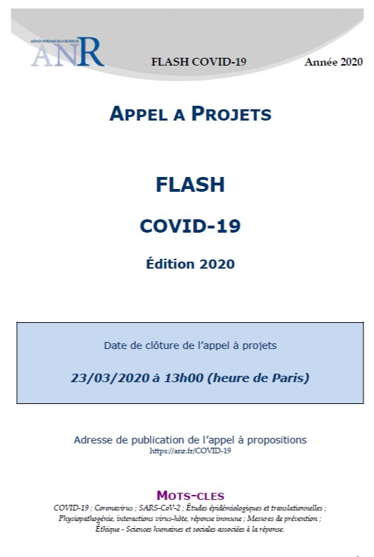 cvalo_cvl's tweet photo. L'@AgenceRecherche a lancé un AAP Flash sur le Covid-19 : dead-line au 23/03. C'est court, mais l'urgence justifie le délai. https://t.co/0Rg99kXfBc
#cvalo #c_valo #recherche #coronavirus #Covid_19 #COVID19 #valorisation #transfert #techtransfer https://t.co/4lAXlljAi7