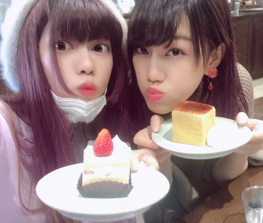 清水悠紀 この前 風月堂さんでいただきました 東京カステラのショートケーキ 最高に美味しかった 芸人さんしてる妹とリアル姉妹でcafeめぐり モデル アイドル 女優 姉妹 リアル姉妹 風月堂 東京カステラ ショートケーキ スイーツ 芸人