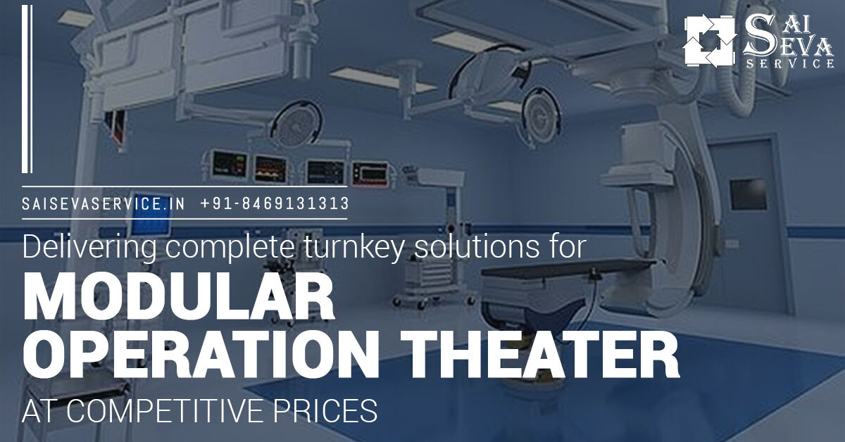 When it comes to #modular #operationtheater cleanliness and a bacteria free environment are very important. Keeping these requirements in mind, Sai Seva Service manufactures and installs modular operation theaters at competitive prices in #Gujarat India bit.ly/2NssQuS