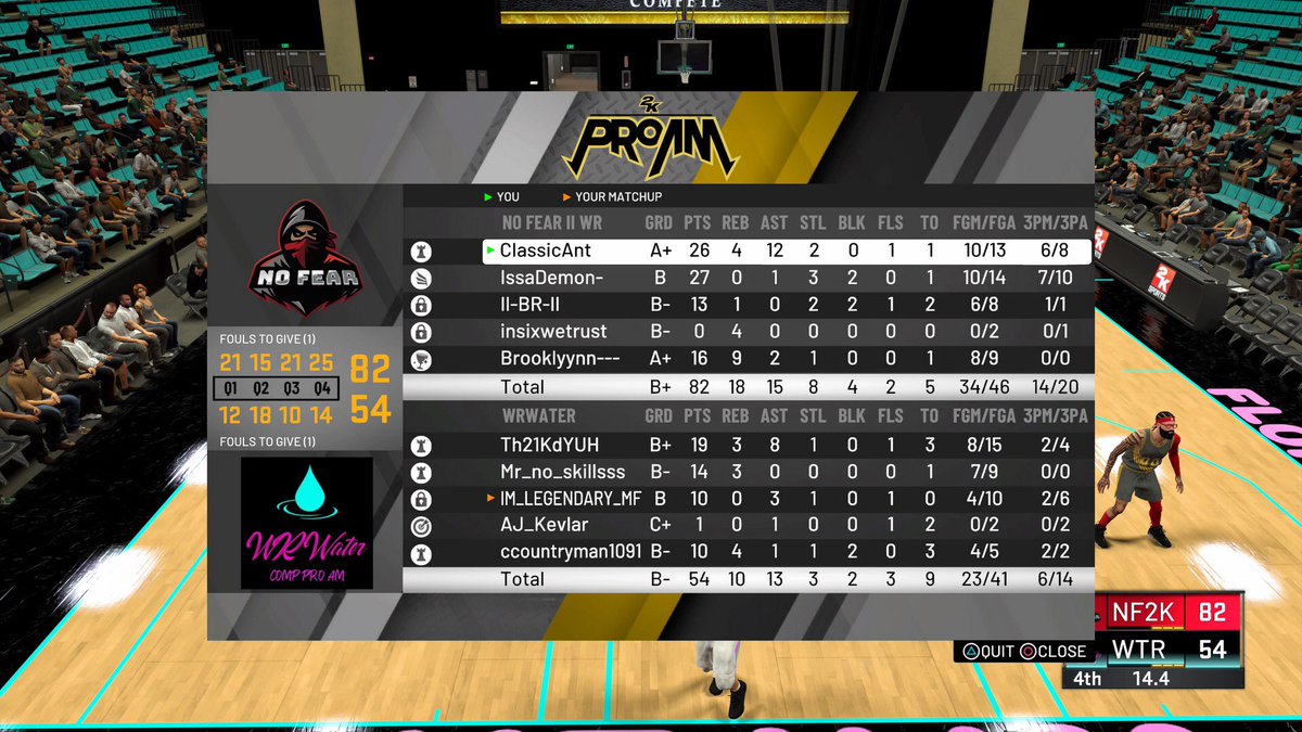 2kNoFear's tweet image. GG to these teams tonight🚨 in @WRproamleague Reg Szn M^ { @RankEm_ @2KHUNTSEARCH @WalkOnWarriors }