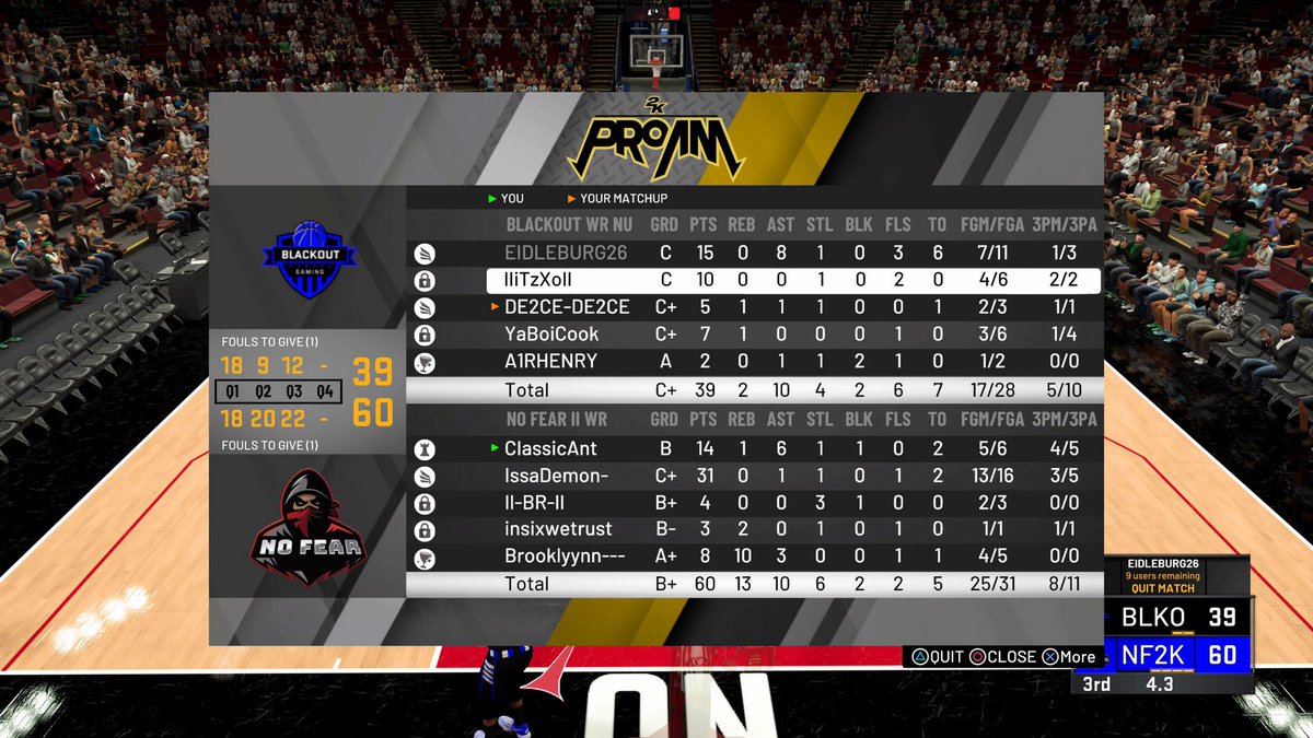 2kNoFear's tweet image. GG to these teams tonight🚨 in @WRproamleague Reg Szn M^ { @RankEm_ @2KHUNTSEARCH @WalkOnWarriors }