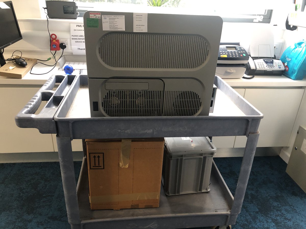 Mike Allen ๐จโ๐ฌ (@mike_j_allen) on Twitter photo Last job before I left <a href="/PlymouthMarine/">Plymouth Marine Lab</a> last night was to pack up our qPCR ready to help @RDEhospitals test for #COVIDใผ19. Itโs now waiting for collection this morning.
Feels good to be able to help. This kit can run 384 tests at once. ๐ฆพ๐จโ๐ฌ๐ฉโ๐ฌ
#ExeterMarine Last job before I left <a href="/PlymouthMarine/">Plymouth Marine Lab</a> last night was to pack up our qPCR ready to help @RDEhospitals test for #COVIDใผ19. Itโs now waiting for collection this morning.
Feels good to be able to help. This kit can run 384 tests at once. ๐ฆพ๐จโ๐ฌ๐ฉโ๐ฌ
#ExeterMarine