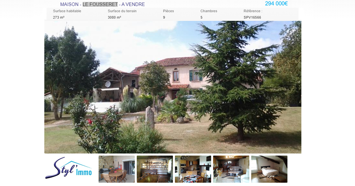 StylImmo1's tweet photo. Styl'Immo présente le bien sélectionné de la semaine 

A vendre au #Fousseret dans le département de la #HauteGaronne cette grande maison, voir l'annonce: https://t.co/IPnNWBvspa

L'équipe Styl'Immo vous souhaite une bonne fin de semaine
#StylImmo #Immobilier #VentesImmobilières https://t.co/tDtoDhEocZ