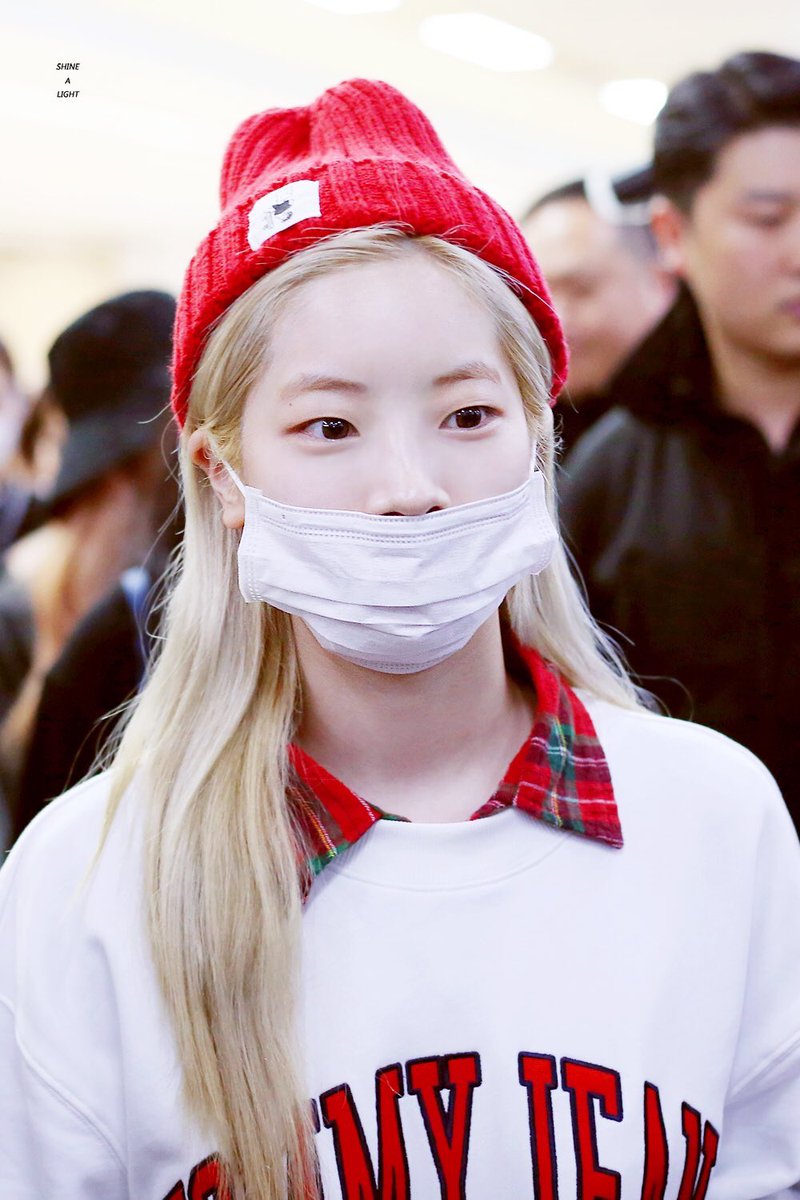79. Red Beanie for the one time! The way her cute nose just sits there out of the mask, I wanna boop it 