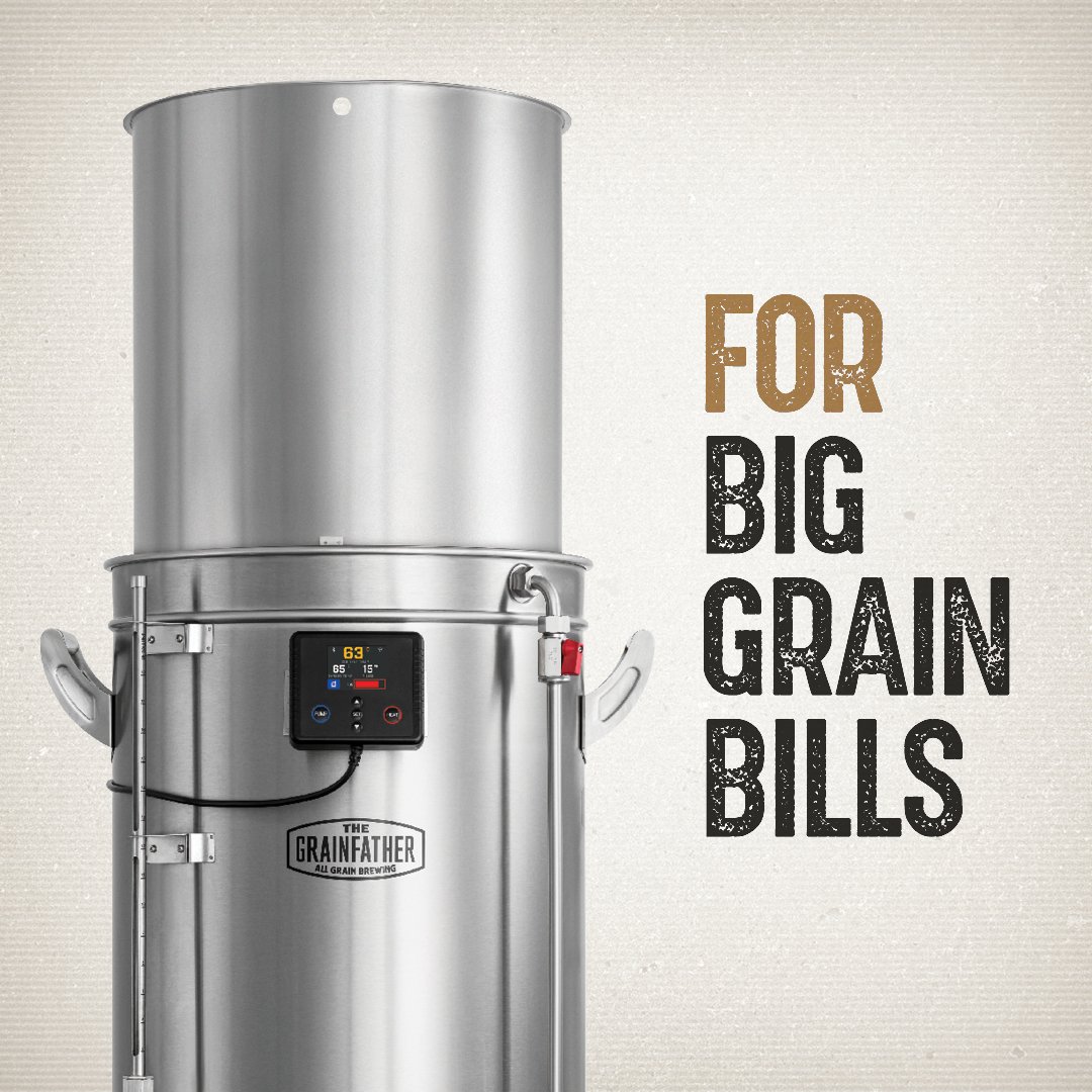 The Grainfather G70 is our biggest system yet with the capacity to hold up to 17kg (37.5lbs) worth of grains 🍻👌#grainfather #G70 #grainfatherg70
🔎bit.ly/2vphbF5